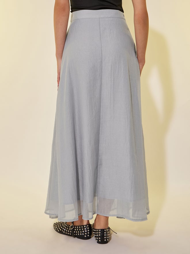 Take Two Take Two Embellished Detail A-Line Maxi Skirt with Pockets  - Image 4