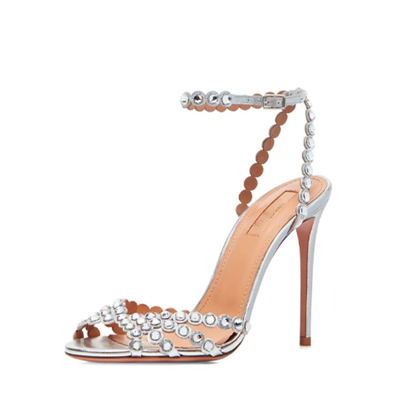 Manufacturers Order Temperament Socialite High Heels Jelly Diamond Sandals N Thin Heel Round Head Fashion Women'S Shoes - Image 3