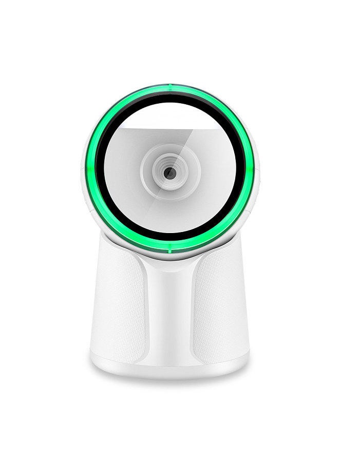 Generic - Wired Scanning Platform One-dimensional Barcode/QR Code Scanner for Supermarket Restaurant Retail Store Warehouse White - Image 1