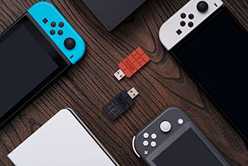 8BitDo Wireless USB Adapter 2 for Switch/Switch 2, Windows PC, Mac & Raspberry Pi, Compatible with Xbox Series X & S Controller, Xbox One Bluetooth Controller, Switch Pro and PS5 Controller (Black) - Image 5