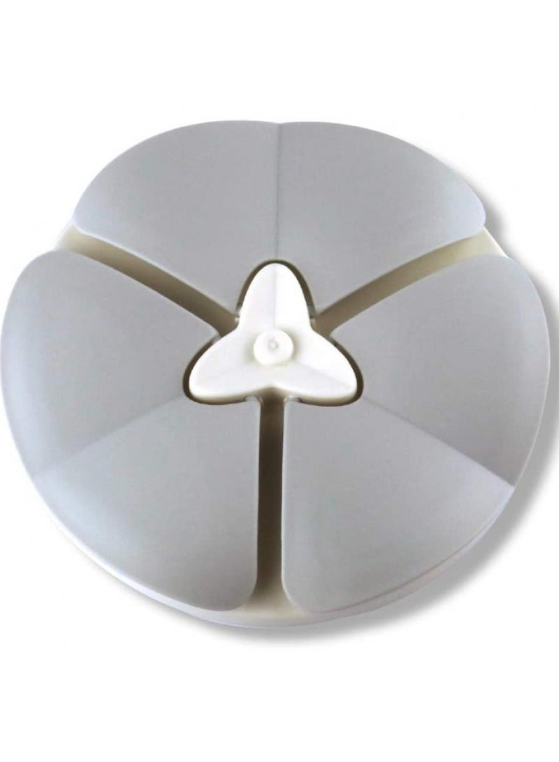 Alissa 3-Grid Dry Food Storage Container (1500ml) – Moisture-Proof Dispenser for Cereal, Rice, Flour, Sugar, Coffee, Snacks & More - Image 5