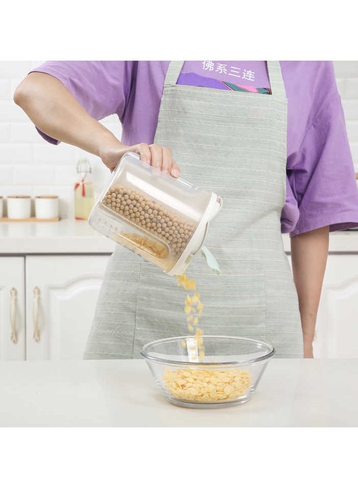 Alissa 3-Grid Dry Food Storage Container (1500ml) – Moisture-Proof Dispenser for Cereal, Rice, Flour, Sugar, Coffee, Snacks & More - Image 3