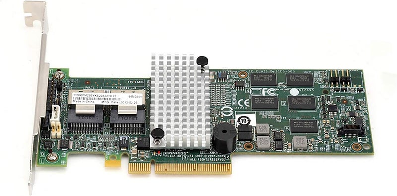 LSI SATASAS Controller 6G PCIe X8 with Fast ReadingWriting Speeds for Smart Array Servers, Supports SATASAS HDDs, 1U/2U Environments, Array Card - Image 1