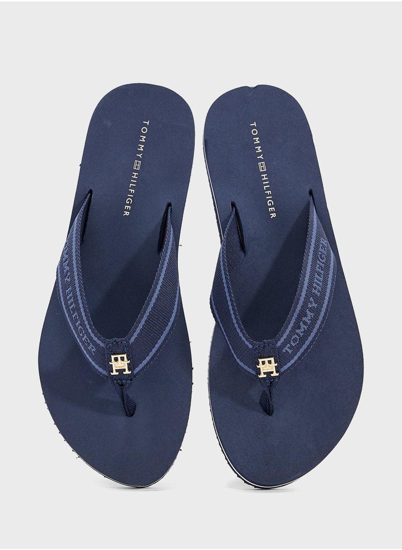 TOMMY HILFIGER Webbing Beach Flip Flops  - Image 4