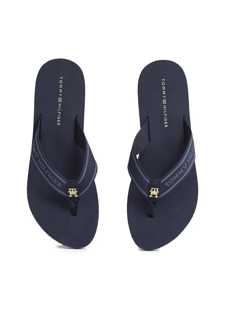 تومي هيلفيغر Webbing Beach Flip Flops