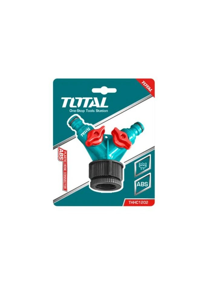 TOTAL Plastic 2 Way Hose Connector THHC1202 - Image 5
