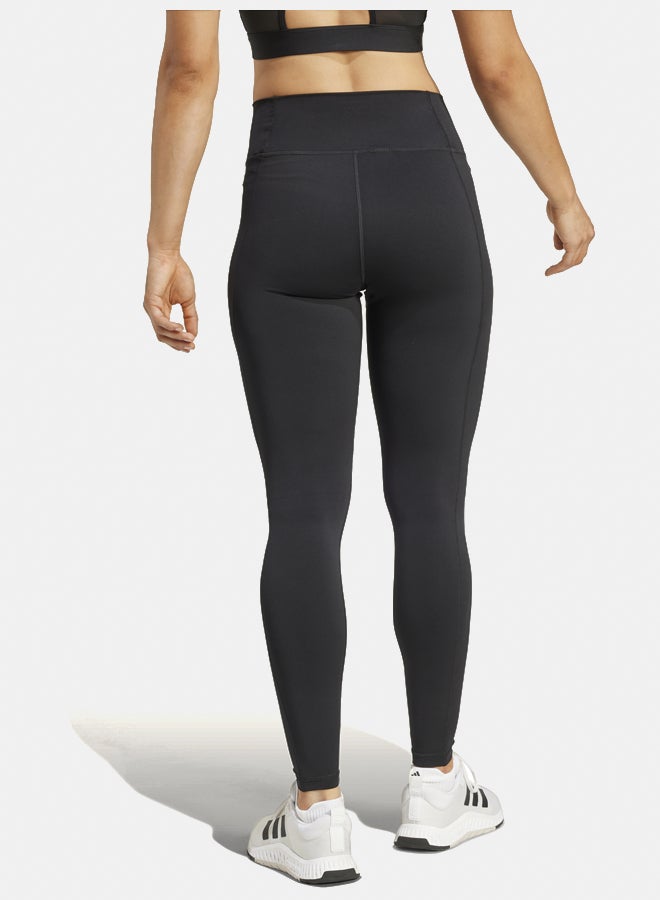 Adidas train essentials big logo full length women's leggings  - Image 4