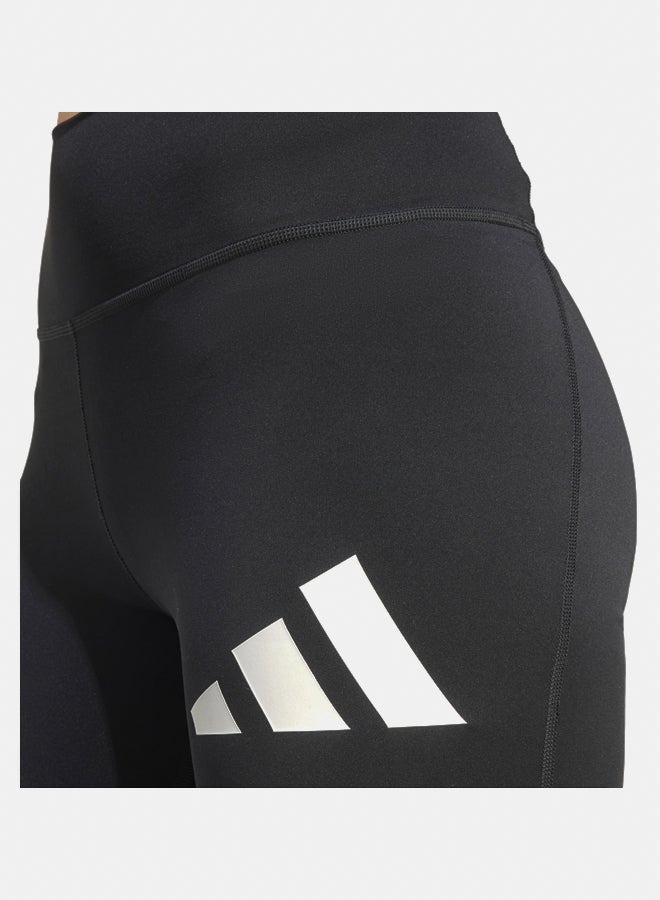 Adidas train essentials big logo full length women's leggings  - Image 3