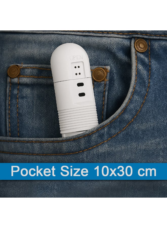 أميازي شطاف  سفري - رشاش شطاف يدوي عالي الضغط للتنظيف الشخصي، عناية لطيفة للرجال والنساء، بيديت يدوي صغير غير كهربائي يناسب أي زجاجة مياه في جميع أنحاء العالم - Image 3