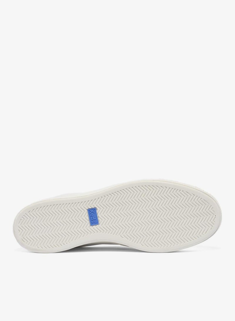 Keds Women's Pursuit Leather Slip On  Casual Sneaker White - Image 4