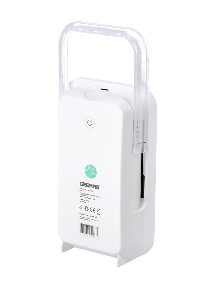 GEEPAS Rechargeable High Bright LED Emergency Lantern with Portable Handle | USB Mobile Charging | 8hrs Working | Suitable for Power Outages  - Image 5