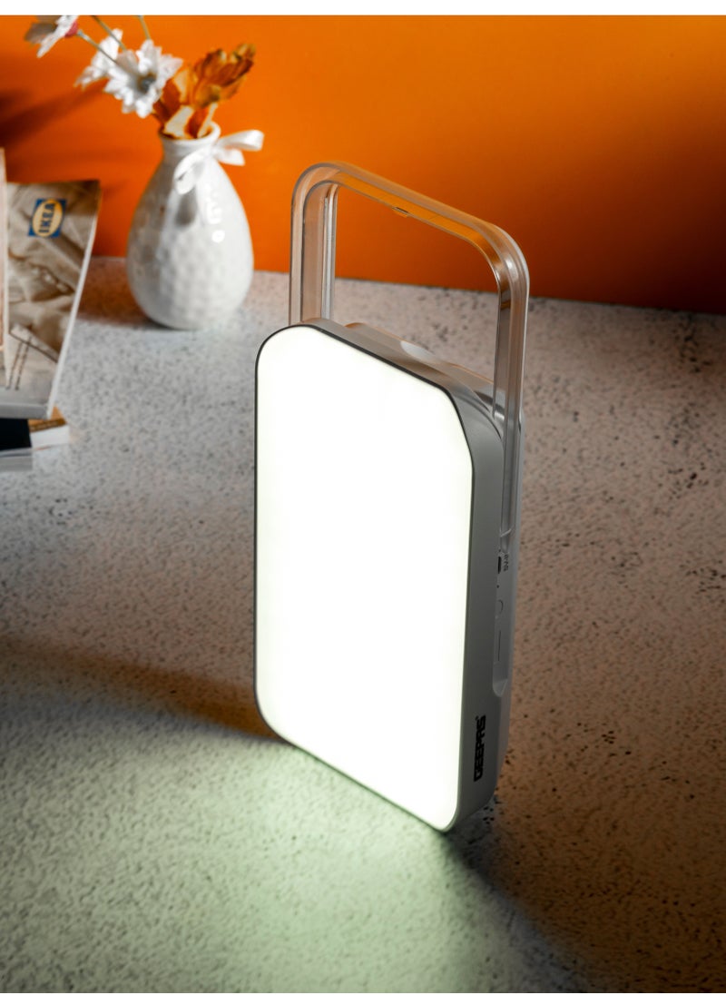 GEEPAS Rechargeable High Bright LED Emergency Lantern with Portable Handle | USB Mobile Charging | 8hrs Working | Suitable for Power Outages  - Image 1