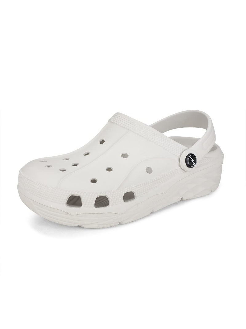 Campus Men's Gc-4003 Off.Wht Clogs - 7Uk/India Gc-4003, White - Image 1
