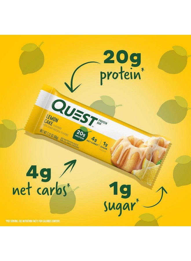Quest Nutrition Lemon Cake Protein Bars, High Protein, Low Carb, Gluten Free, Keto Friendly, 12 Count (Pack of 1) - Image 2