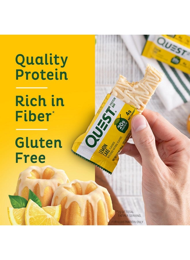 Quest Nutrition Lemon Cake Protein Bars, High Protein, Low Carb, Gluten Free, Keto Friendly, 12 Count (Pack of 1) - Image 3