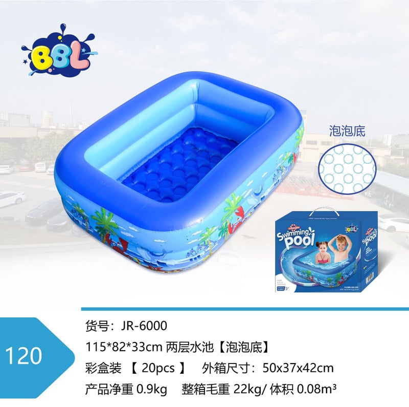 Inflatable Pool for Kids 1-6 Years, 3m Outdoor Water Play Toy, Ocean Design - Wholesale from  Manufacturer