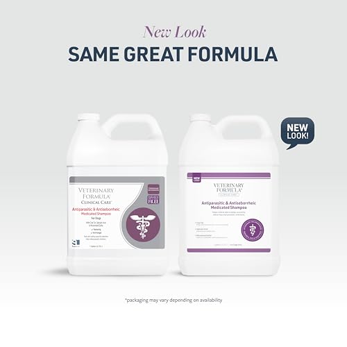 Veterinary Formula Clinical Care Antiparasitic Antiseborrheic Medicated Dog Shampoo Supports Dry Irritated Skin and Helps Soothe Occasional Itchy Spots 1 Gallon - Image 3