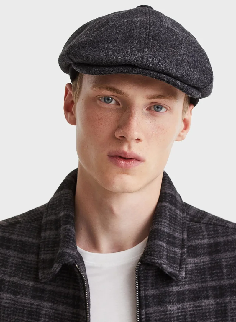 H&M Wool Blend Flat Cap for Men Best Price UAE