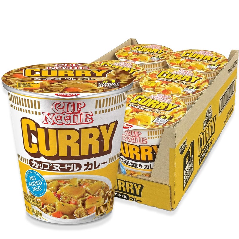 Nissin Cup Noodle Ramen Noodle Soup Curry 282 Ounce Pack of 6 - Image 3