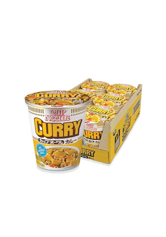 Nissin Cup Noodle Ramen Noodle Soup Curry 282 Ounce Pack of 6 - Image 1