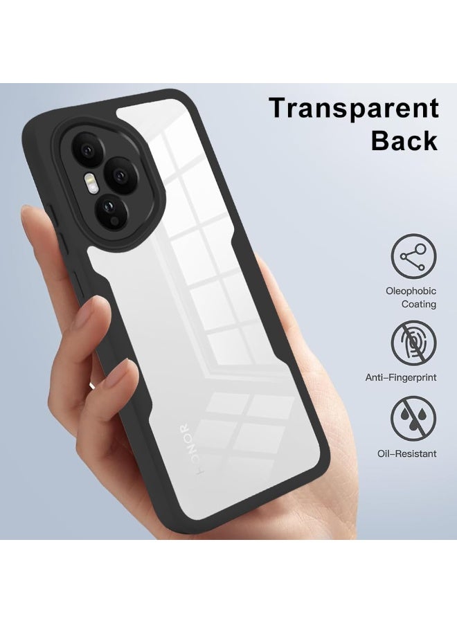 general for Honor 400 Pro Case, Built-in Screen Protective Film Case, 360° All-round Protection TPU Rugged Bumper Case Shockproof Case, Cover for Honor 400 Pro - Image 4