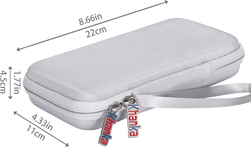 Khanka حافظة تخزين لآلة حاسبة Texas Instruments TI - 84 Python/TI-83 Plus/TI-84 Plus/TI-84 Plus CE الملونة، حافظة فقط (أبيض ساطع) - Image 4