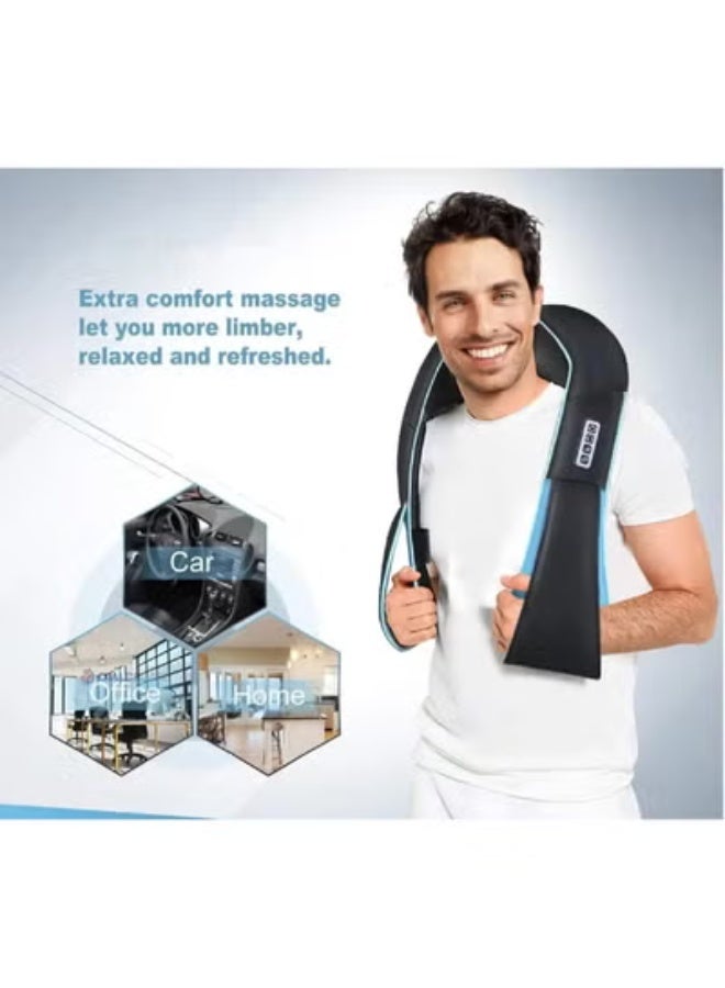 [Electric Shiatsu 3D Deep Tissue Massager] - Full Body Muscle Relaxation for Neck, Shoulder & Back - Practical Pain and Stress Relief for Home & Car Use - Image 4