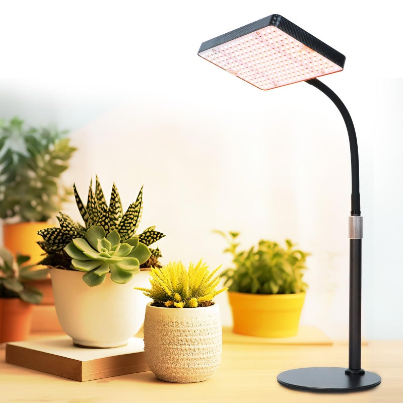FECiDA Desk Grow Lights for Indoor Plants, Bonsai, Seed Starting, Table Top Grow Light UV-IR Full Spectrum, 25 Watt Power Draw, Bright Enough LED Growing Lamp, 16"-24" Height Adjustable - Image 1