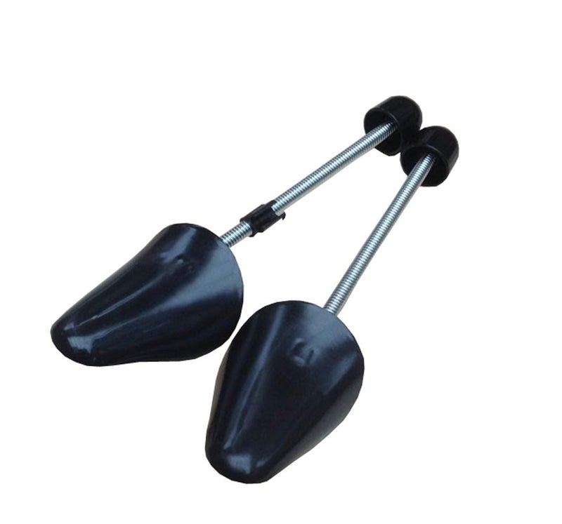 XINGZI 1Pair 27cm/10.6inch Women Size Black Plastic Portable Adjustable Spring Shoe Trees Shoe Shapers Shoe Form Stretchers Boot Holders for Shoe Care