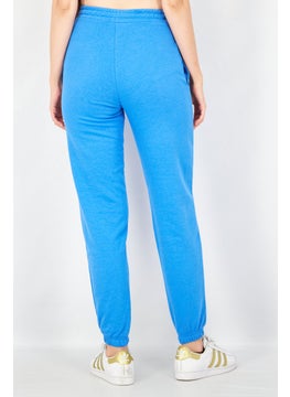 Don't Call Me Jennyfer Women Pull On Graphic Print Jogger Pant, Blue  - Image 2