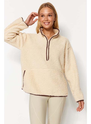 Ecru Plush Knitted Sports Sweatshirt THMAW23SW00021 - pzsku/Z9F151945FE3BEDD2BE01Z/45/_/1737375817/db516390-52c0-4a68-b91b-419da24dfe10