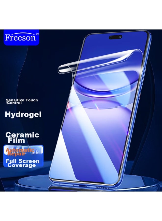 Freeson Screen Protector For Huawei Nova 12 Pro/Ultra, Oppo Reno 11 Pro, High-Definition Ceramic Hydrogel Film, Curved Full-Screen Flexible Protective Film [2-Pack] - Image 1