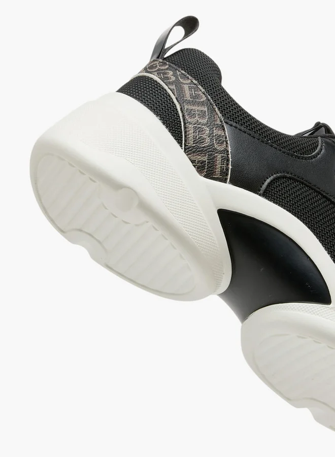 Flora Bella By Shoexpress Monogram Detail Lace-Up Sneakers