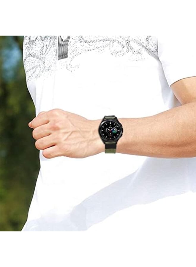 كاست ويف لساعة جالاكسي 4 أشرطة لساعة جالاكسي 4 شريط كلاسيكي 20 مم حزام نايلون متوافق مع ساعة سامسونج جالاكسي 4 40 مم 44 مم لساعة جالاكسي 4 لساعة جالاكسي 4 الكلاسيكية 42 مم 46 مم - Image 4