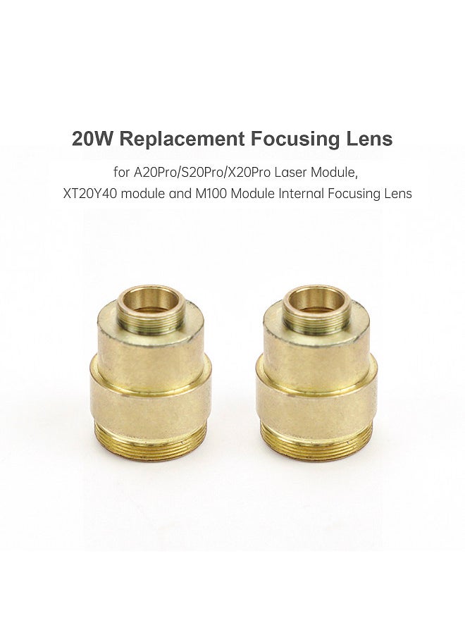 ATOMSTACK 2PCS 20W Replacement Focusing Lens for A20Pro/S20Pro/X20Pro Laser Module / M100 Module / XT20Y40 Module Internal Focusing Lens  - Image 5