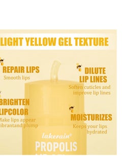 lakerain Honey Lip Butter - Propolis Lip Balm - Tin ted Lip Balm - Hydrating Overnight Lip Butter - Long-lasting Care of Lip Skin - Smooth Lips - Fade Lip Line - Hygienic Twist Dispenser - Moisturize Lip Care  - Image 3