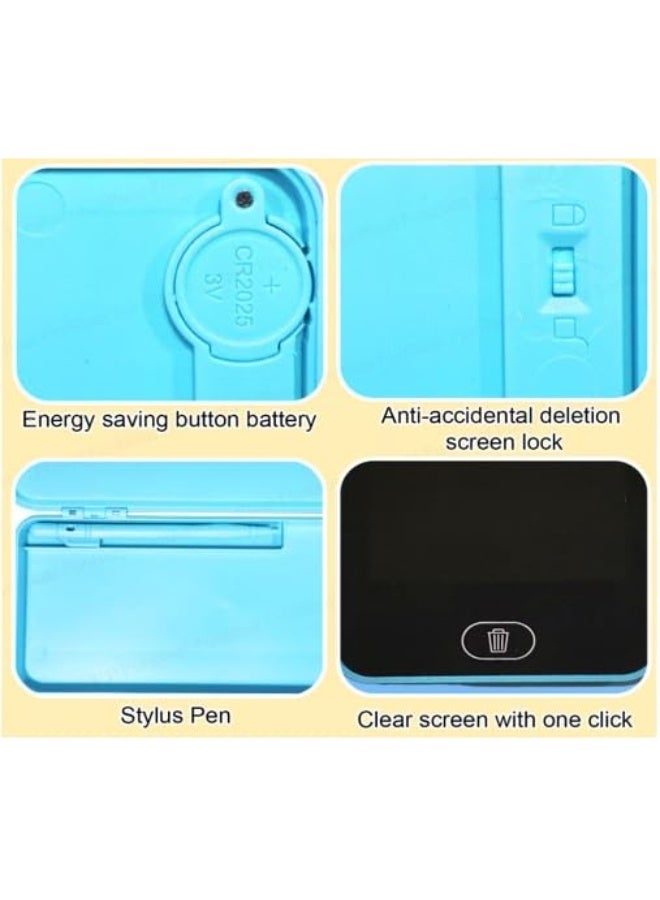 LCD Drawing Pencil Box for Kids, 8.5 Inch Screen, Blue - Image 2
