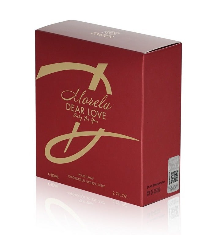 emper Morela Dear Love Only for You Eau De Parfum For Women - 80ml - Image 4