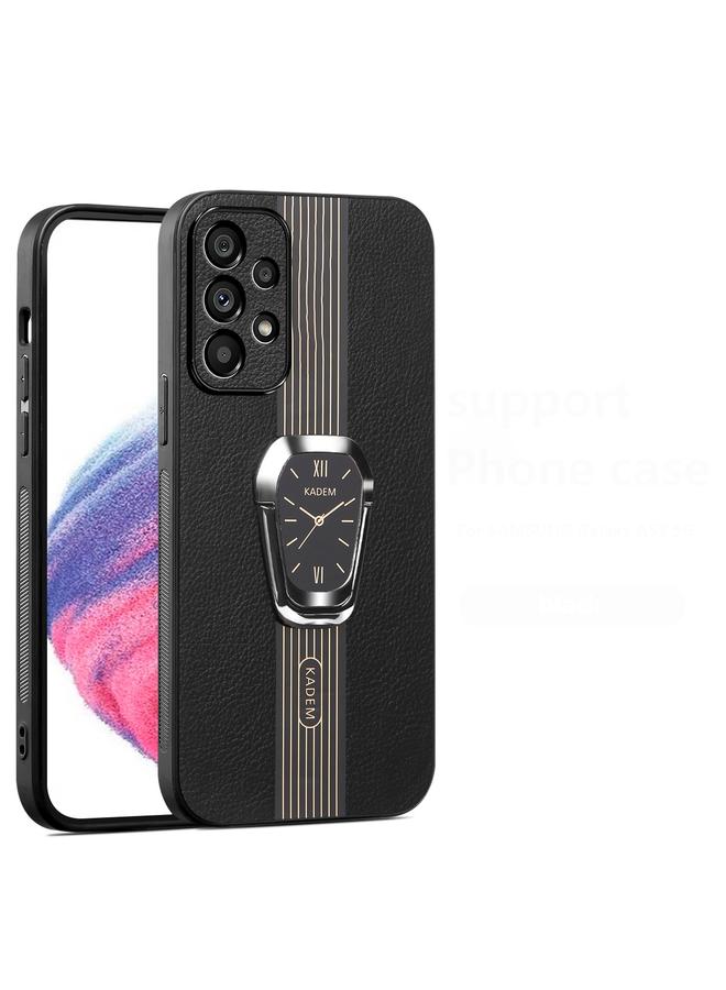 اس-توب جراب لهاتف Samsung Galaxy A52 مصنوع من جلد الليتشي المغناطيسي مع حامل خلفي للهاتف - Image 1