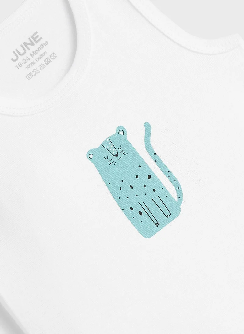 JUNE Kids 5 Piece Animal Creature Bodysuit