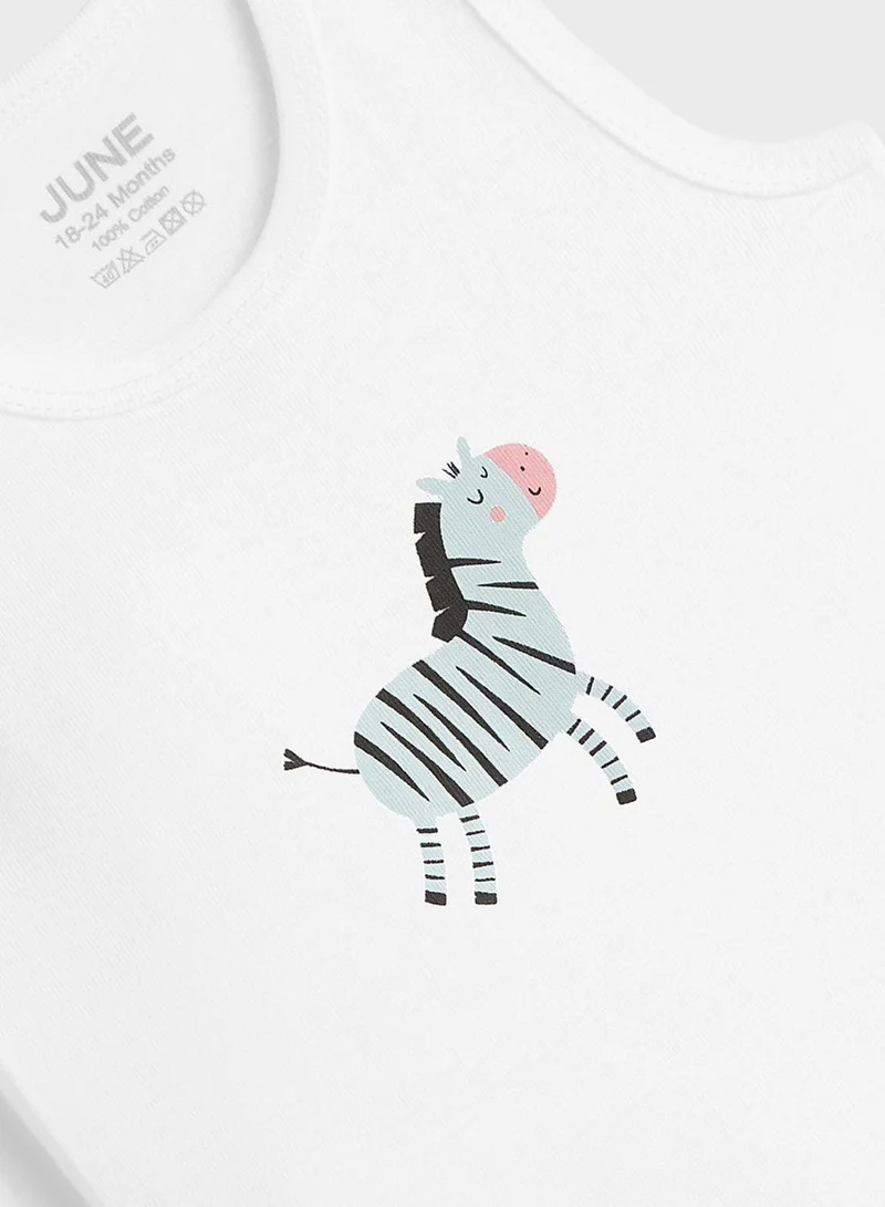 JUNE Kids 5 Piece Animal Creature Bodysuit