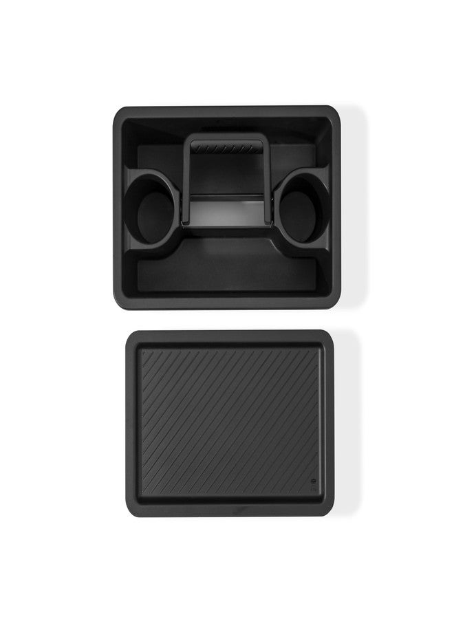 Weber Works Portable Storage Basket, 2 Pieces, Can be Used in Side Table, Fits Slate 76 cm and Spirit (2025) Models - Black (3400128) - Image 1
