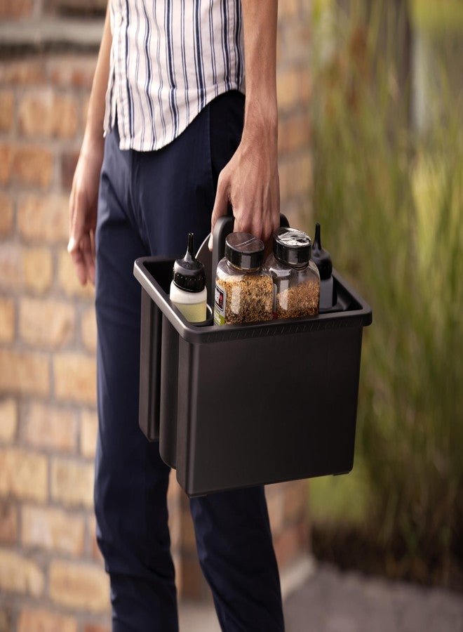 Weber Works Portable Storage Basket, 2 Pieces, Can be Used in Side Table, Fits Slate 76 cm and Spirit (2025) Models - Black (3400128) - Image 3