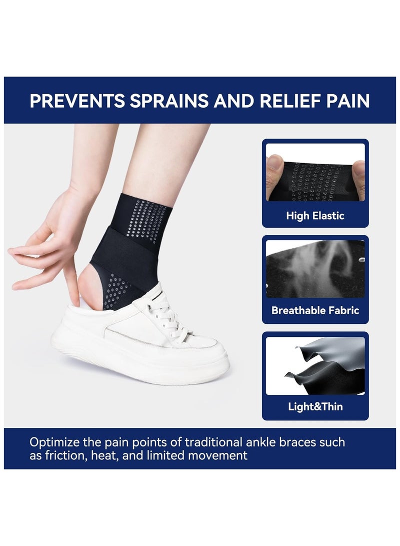 Generic Left -footed And Right Ankle Support Adjustable Ankle Brace Sprained Ankle Stabilizing Ligament Support Support For Bottom Fasciitis Exercise Protective Supplies-L - Image 4