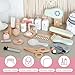 Smartwo 22PCS Wooden Makeup Toy SetToddler Makeup KitCute Fake Makeup Accessories with Storage BagNonToxic Pretend Roleplay Beauty Salon ToyKid Gift for Girl Boy 3 4 5 6Verified by Transparency - Image 3