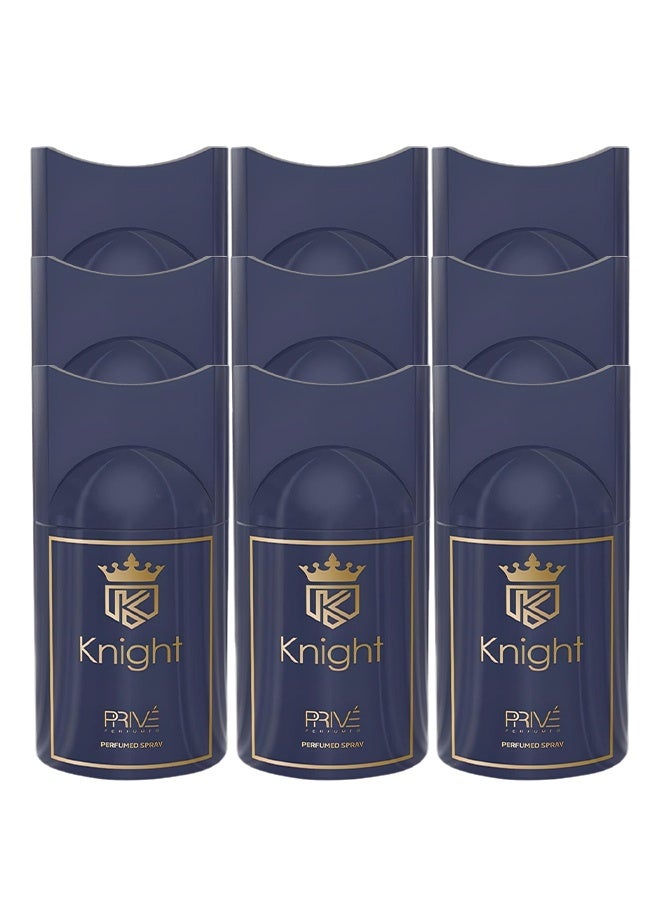 برايف 9 قطع مزيل عرق بخاخ معطر من نايت 250 مل  - Image 1