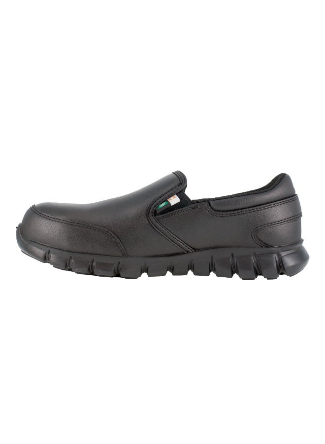 Reebok Work سابلايت كوشن وورك | IB4036 – أسود، حذاء سليب-أون بمقدمة واسعة من كومبوزيت وتوسيد Sublite وراحة MemoryTech وتصميم خفيف غير معدني - Image 4