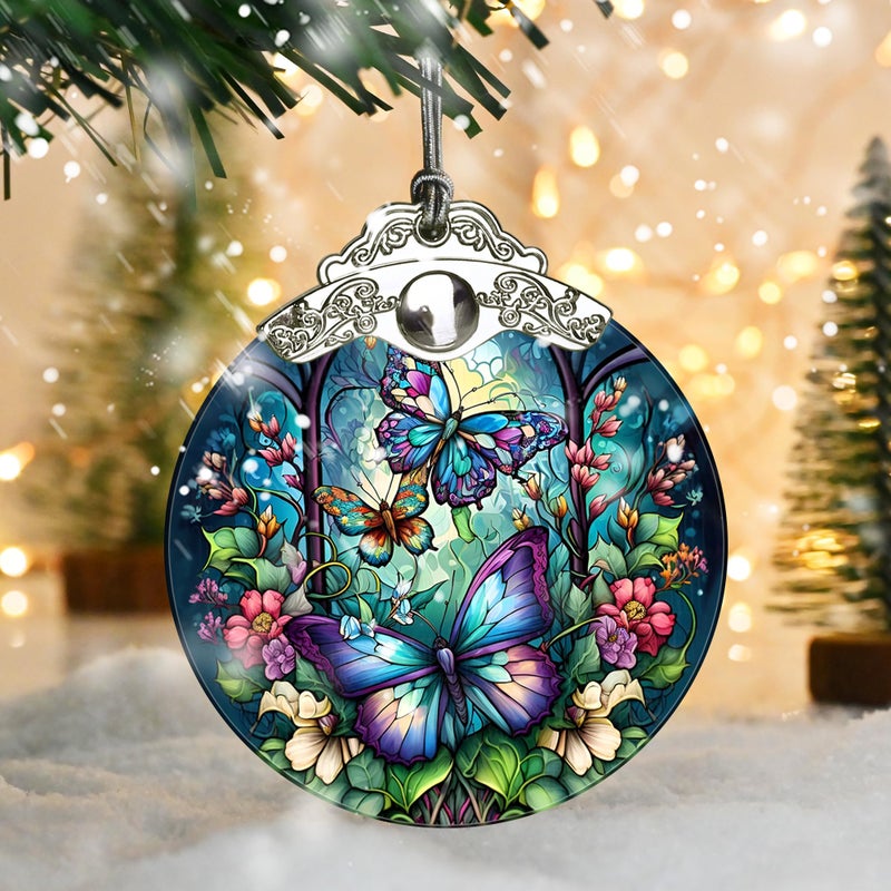 Jocidea Butterfly Christmas Ornament  Jocidea Butterfly Ornaments for Christmas Tree  Butterfly Christmas Decor  Butterfly Lovers  Butterfly Gifts - Image 5