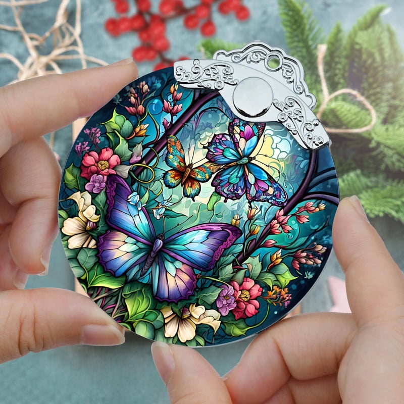 Jocidea Butterfly Christmas Ornament  Jocidea Butterfly Ornaments for Christmas Tree  Butterfly Christmas Decor  Butterfly Lovers  Butterfly Gifts - Image 3