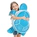 Dalmao 28 Sea Turtle Stuffed Animals Giant Soft Toys Large Ocean Blue Turtle Plush Body Pillow Plushies Gifts for Kid Boys Girls Girlfriend Birthday Halloween Christmas - Image 2